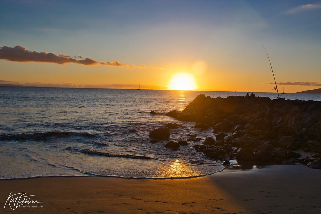 Kenolio Beach, also known as Kihei Wharf, is located just south of Kihei Beach Resort. This is a long beach but vey rocky. It is not suited for swimming and snorkeling, but is the home of the Kihei Ou — Pāʻia Profiled as a Top North Shore Stop for Visitors Headed to Hāna | Maui Tom's News
