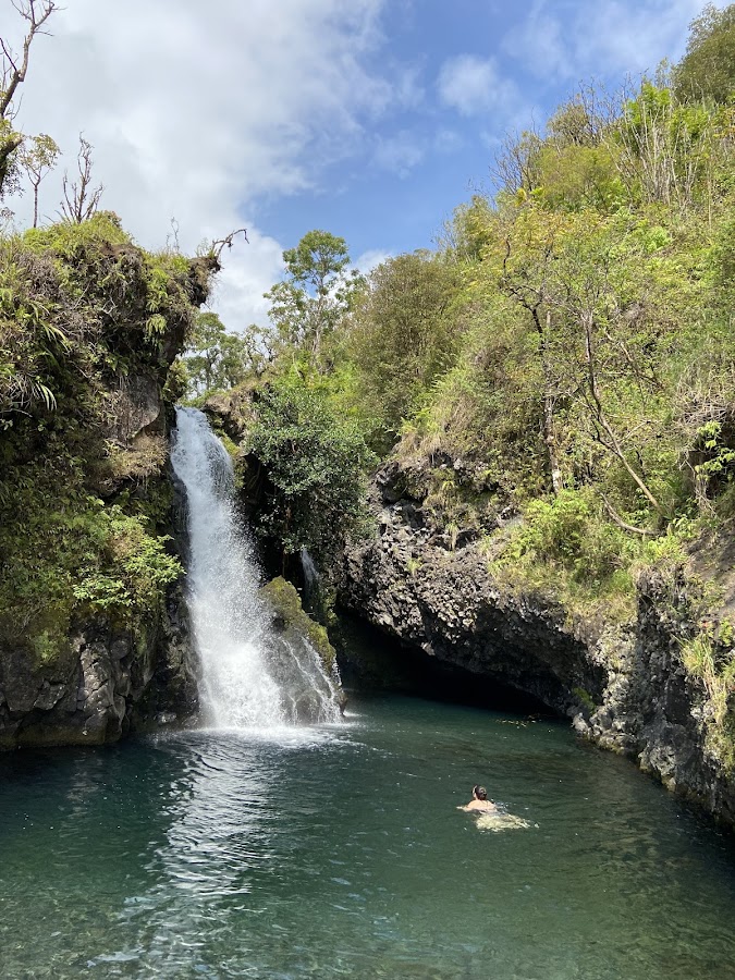 Hanawi Falls Maui Hana Highway — Flood Watch in Effect for All Hawaiian Islands Through Thursday Night | Maui Tom's News