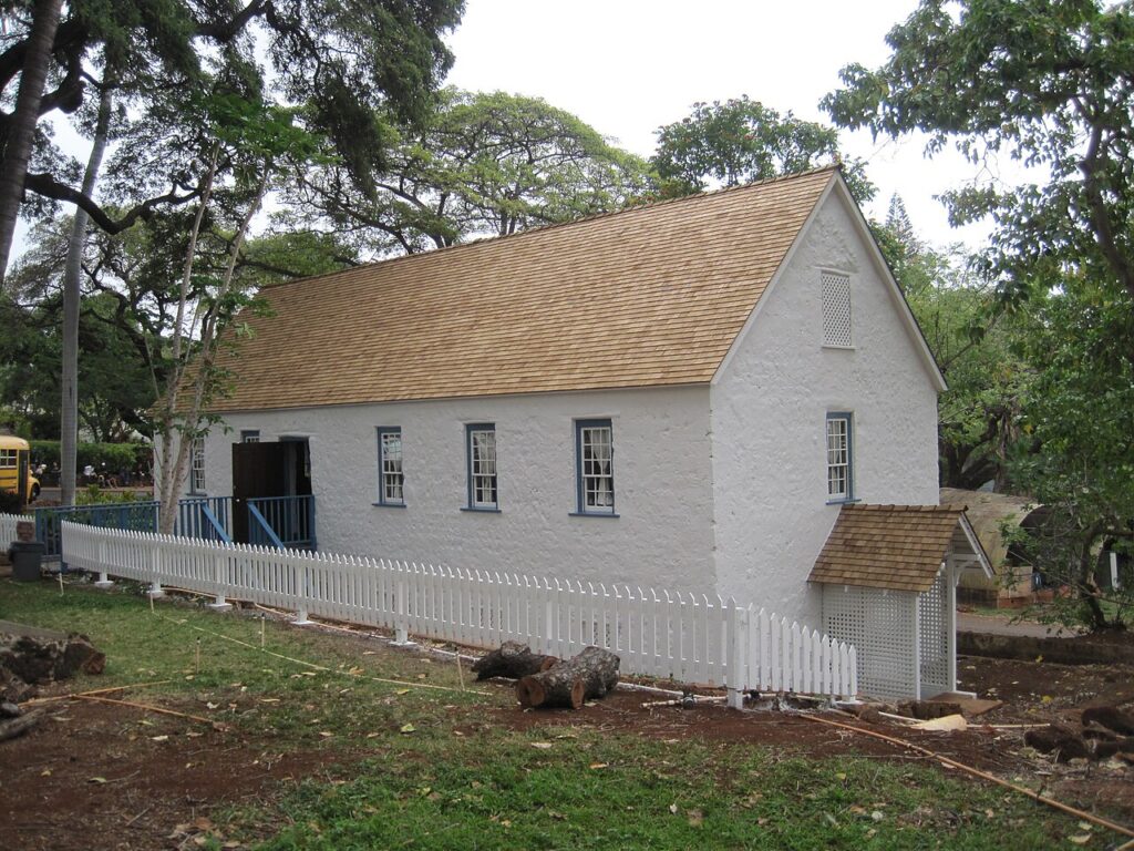 Hale Pa'i, 980 Lahainaluna Road, Lahaina, Hawaii, on National Register of Historic Places — Haiku Road Area Loses Water Service During 3-Hour Mainline Repair | Maui Tom's News