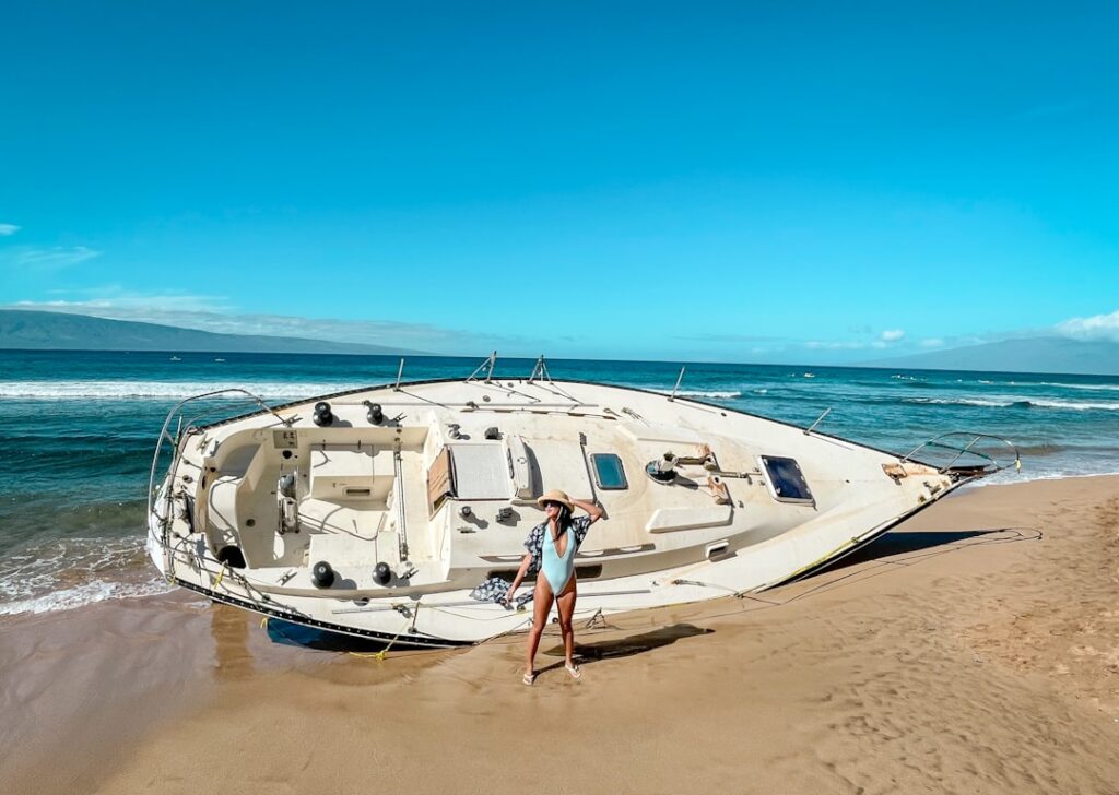 Shipwreck on Kaanapali Beach in Maui, Hawaii — Hawaii Secures $18.5M in Federal Funds to Strengthen Grid Resilience on Maui | Maui Tom's News