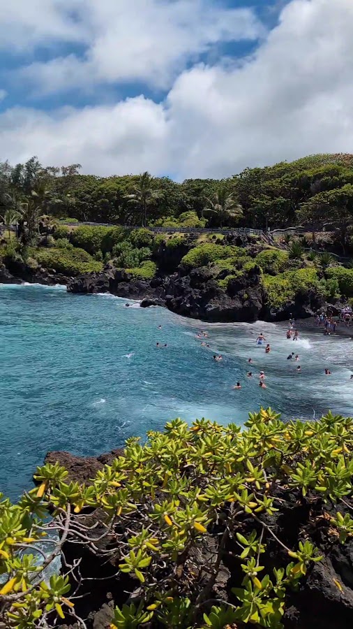 Black Sand Beach Waianapanapa Maui — Hurricane Nolo Tracking Away from Maui; Tropical Storm Watch Lifted | Maui Tom's News